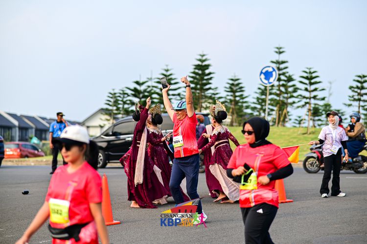 Race photo from CISANGKAN KBP CITY RUN 2025