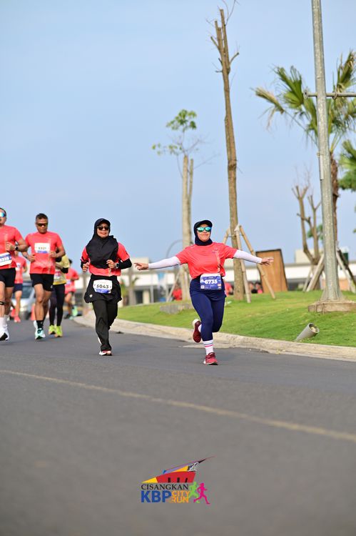 Race photo from CISANGKAN KBP CITY RUN 2025