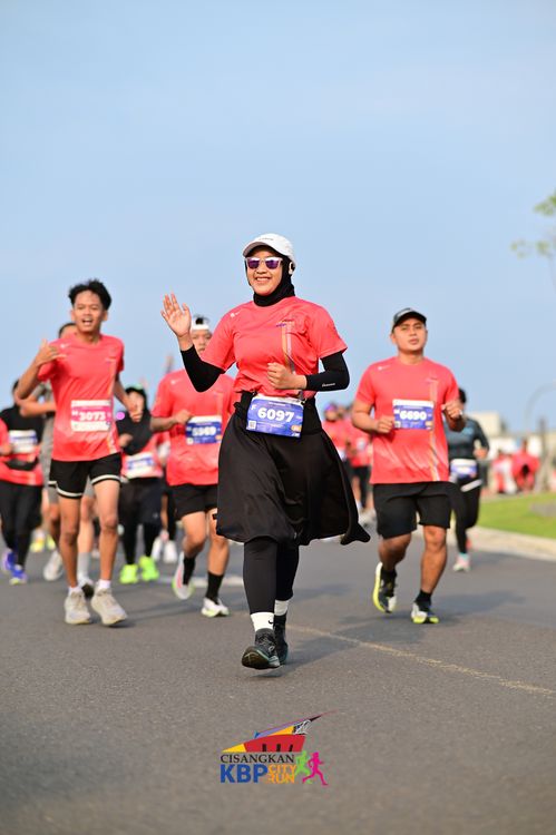 Race photo from CISANGKAN KBP CITY RUN 2025