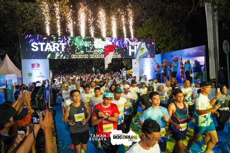 Race photo from Taman Budaya x BOGORUN 2025