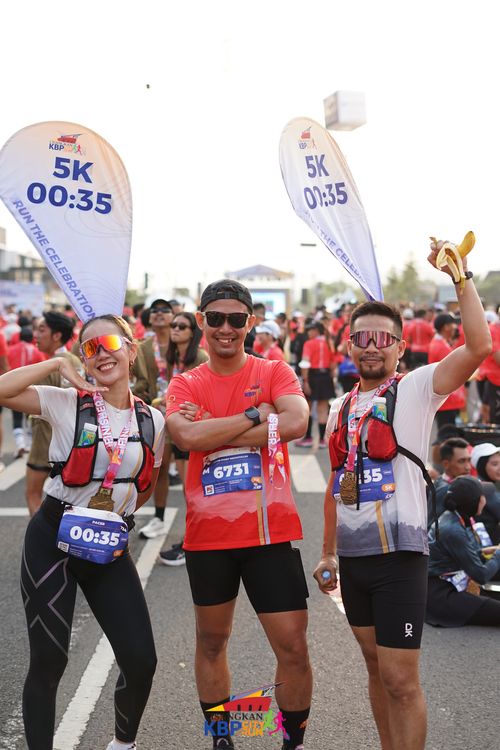 Race photo from CISANGKAN KBP CITY RUN 2025