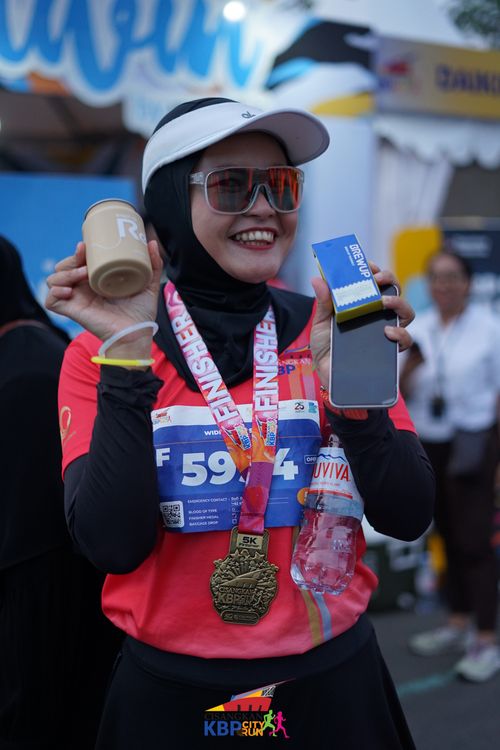 Race photo from CISANGKAN KBP CITY RUN 2025