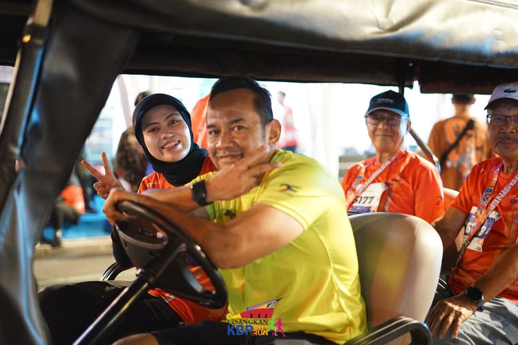 Race photo from CISANGKAN KBP CITY RUN 2025