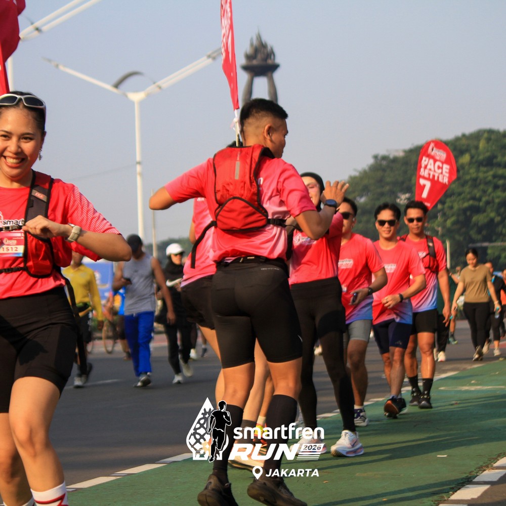 Race photo from SMARTFREN RUN 2026 VIBES