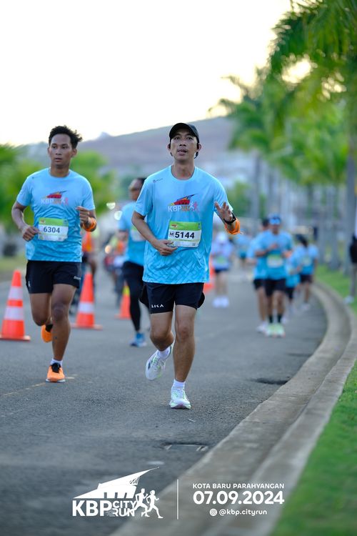 Race photo from KBP City Run 2024