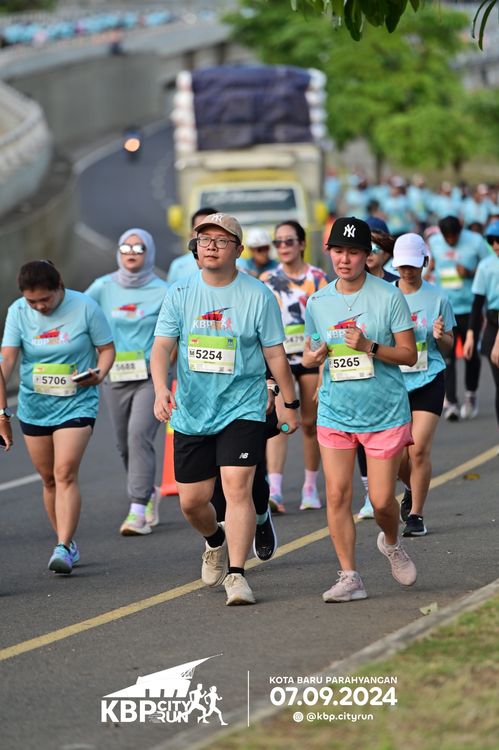 Race photo from KBP City Run 2024