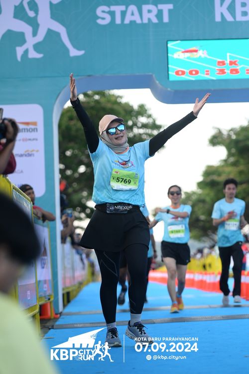 Race photo from KBP City Run 2024