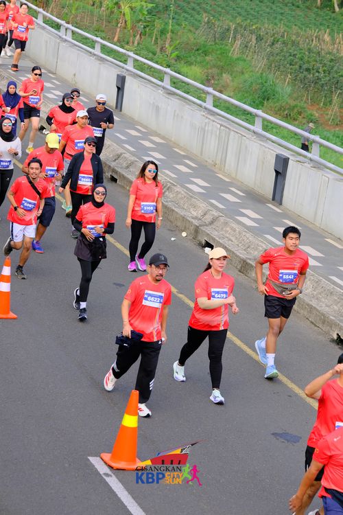 Race photo from CISANGKAN KBP CITY RUN 2025