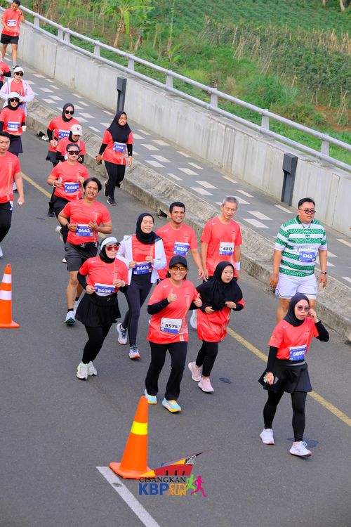 Race photo from CISANGKAN KBP CITY RUN 2025