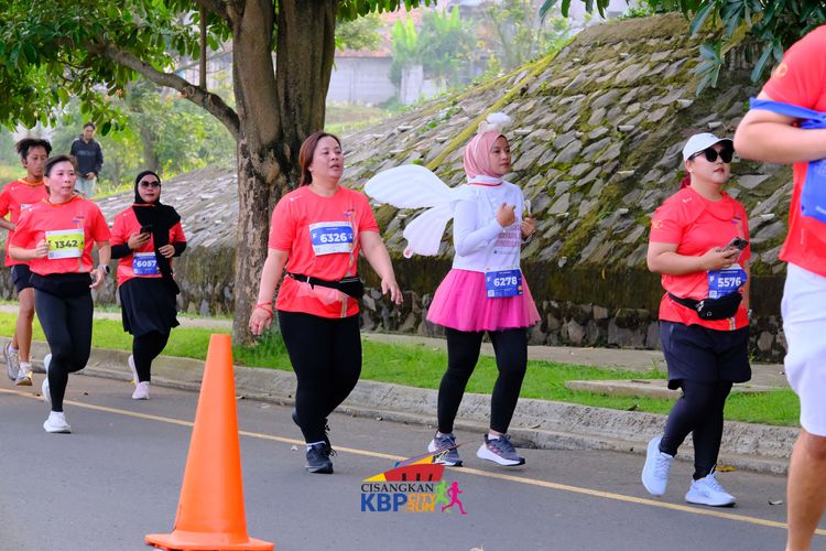 Race photo from CISANGKAN KBP CITY RUN 2025