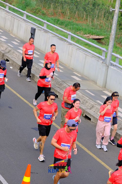 Race photo from CISANGKAN KBP CITY RUN 2025