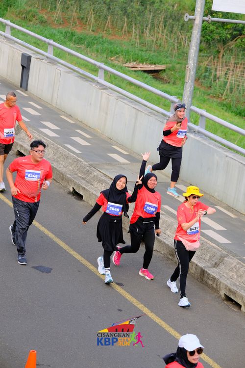 Race photo from CISANGKAN KBP CITY RUN 2025