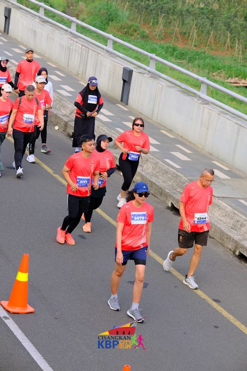 Race photo from CISANGKAN KBP CITY RUN 2025