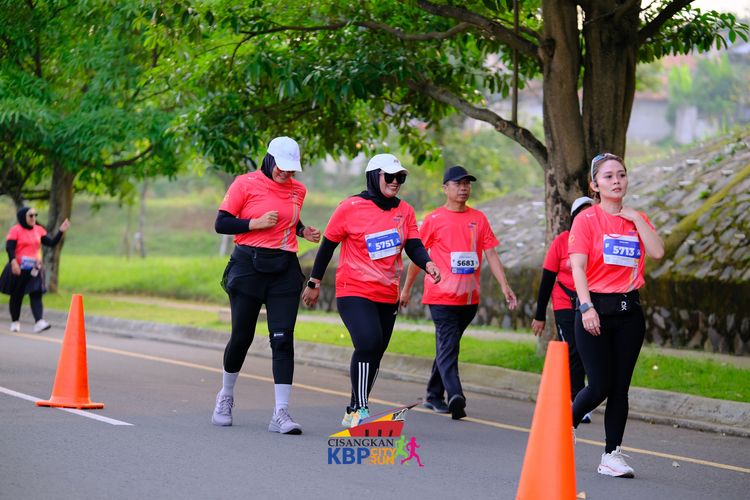 Race photo from CISANGKAN KBP CITY RUN 2025