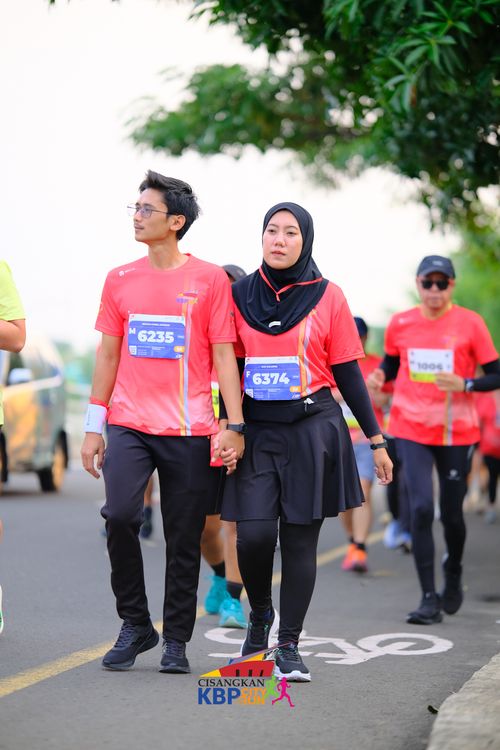 Race photo from CISANGKAN KBP CITY RUN 2025