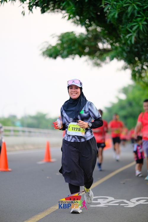 Race photo from CISANGKAN KBP CITY RUN 2025