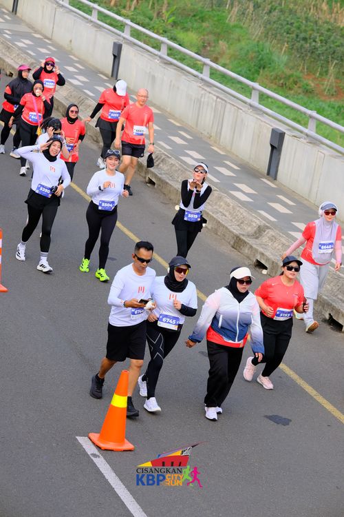 Race photo from CISANGKAN KBP CITY RUN 2025