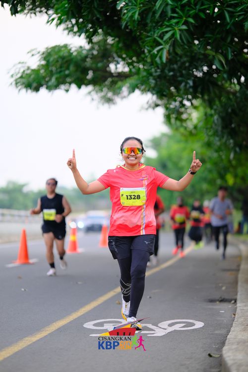 Race photo from CISANGKAN KBP CITY RUN 2025