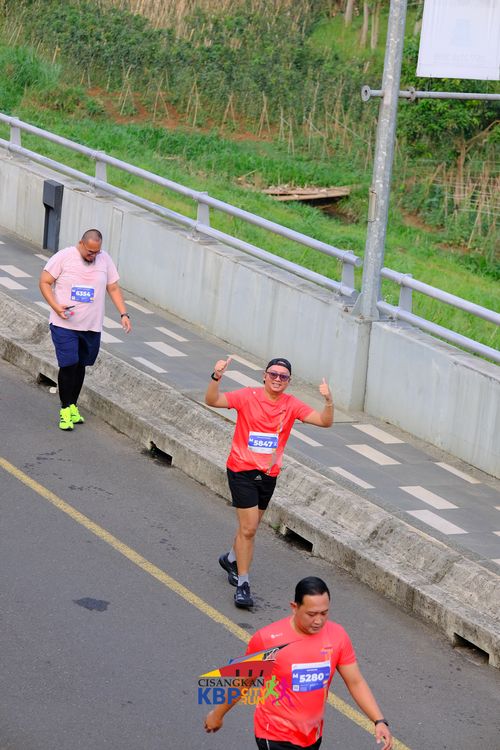 Race photo from CISANGKAN KBP CITY RUN 2025