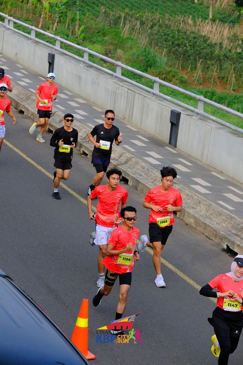 Race photo from CISANGKAN KBP CITY RUN 2025