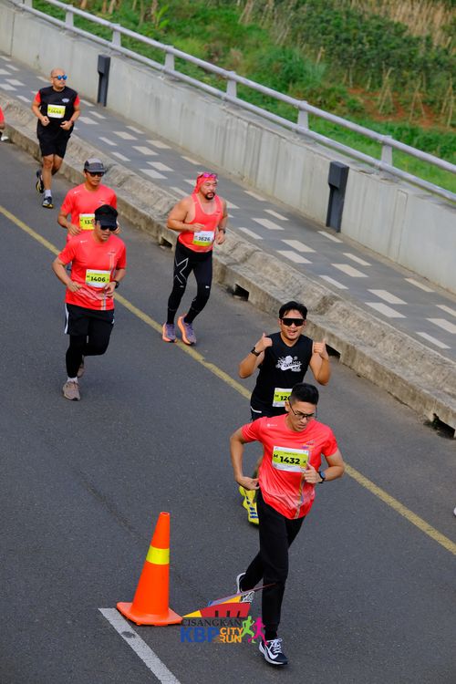 Race photo from CISANGKAN KBP CITY RUN 2025