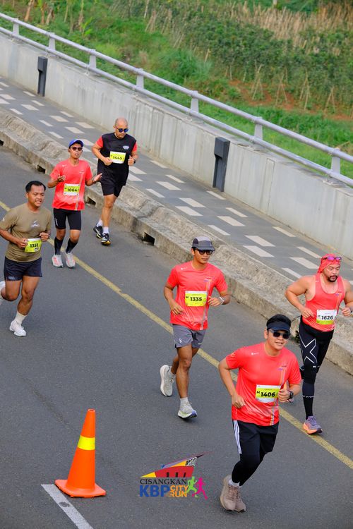 Race photo from CISANGKAN KBP CITY RUN 2025