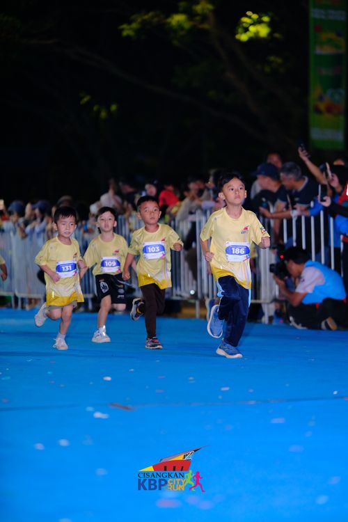 Race photo from CISANGKAN KBP CITY RUN 2025