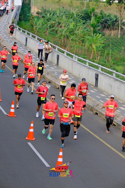 Race photo from CISANGKAN KBP CITY RUN 2025