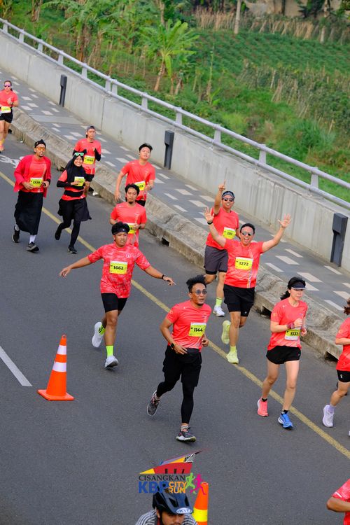 Race photo from CISANGKAN KBP CITY RUN 2025