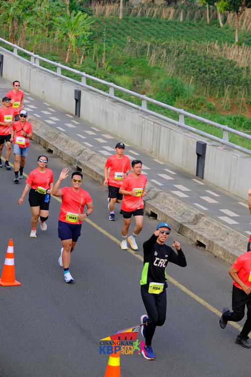 Race photo from CISANGKAN KBP CITY RUN 2025