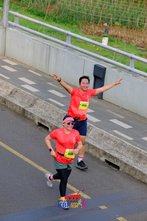 Race photo from CISANGKAN KBP CITY RUN 2025