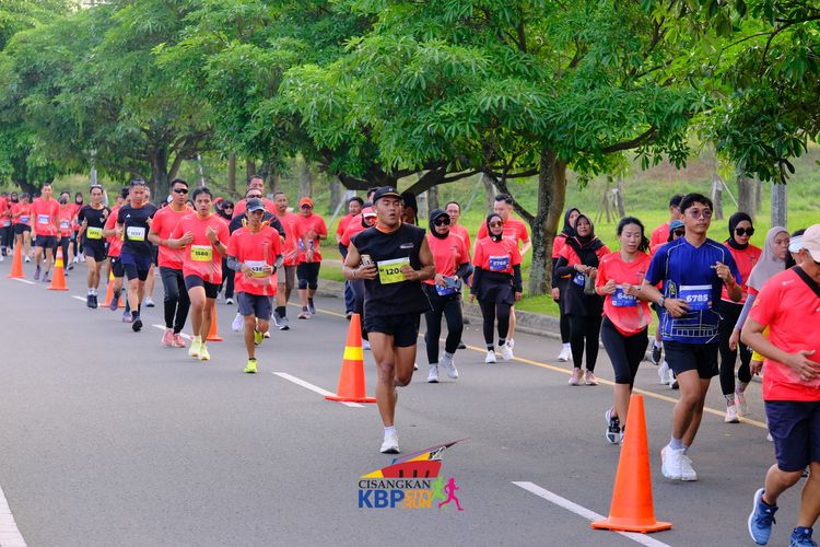 Race photo from CISANGKAN KBP CITY RUN 2025