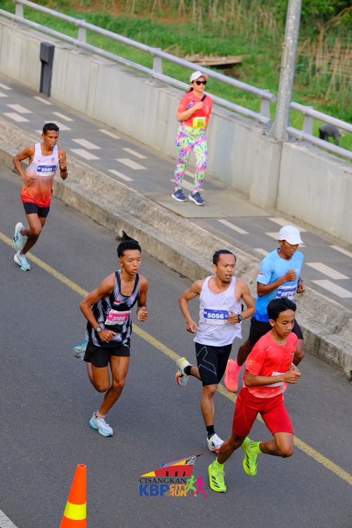 Race photo from CISANGKAN KBP CITY RUN 2025