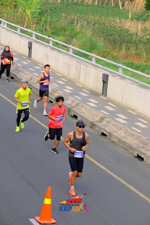 Race photo from CISANGKAN KBP CITY RUN 2025