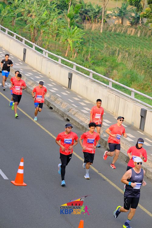 Race photo from CISANGKAN KBP CITY RUN 2025