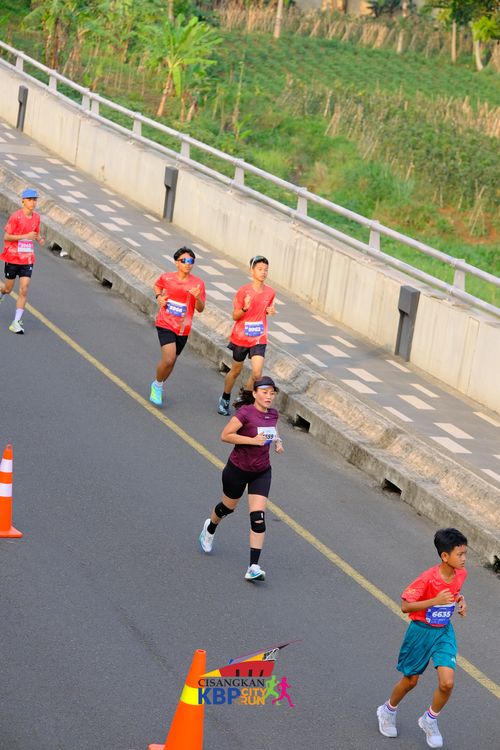 Race photo from CISANGKAN KBP CITY RUN 2025