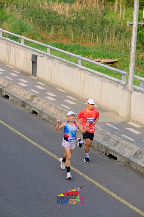 Race photo from CISANGKAN KBP CITY RUN 2025