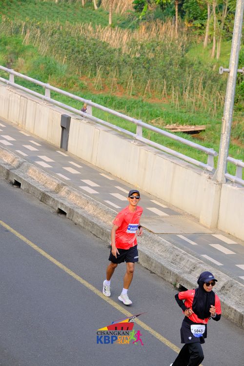 Race photo from CISANGKAN KBP CITY RUN 2025