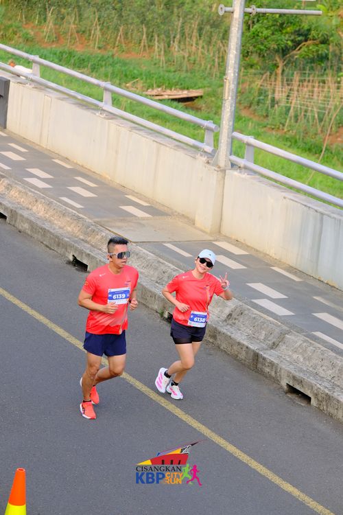 Race photo from CISANGKAN KBP CITY RUN 2025