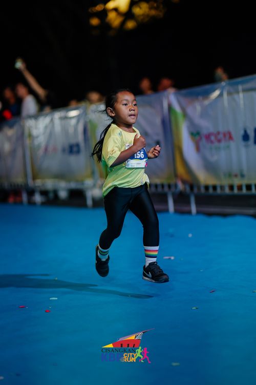 Race photo from CISANGKAN KBP CITY RUN 2025