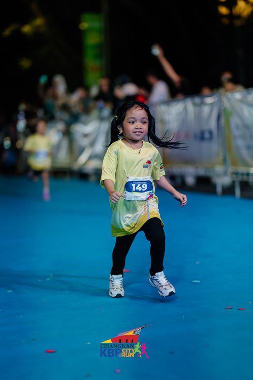 Race photo from CISANGKAN KBP CITY RUN 2025