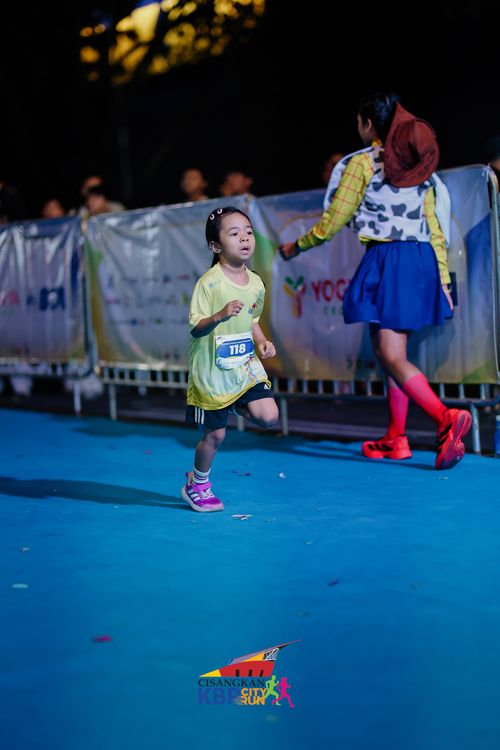 Race photo from CISANGKAN KBP CITY RUN 2025