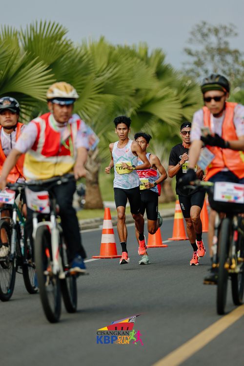 Race photo from CISANGKAN KBP CITY RUN 2025