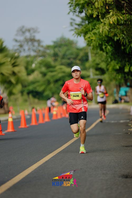 Race photo from CISANGKAN KBP CITY RUN 2025