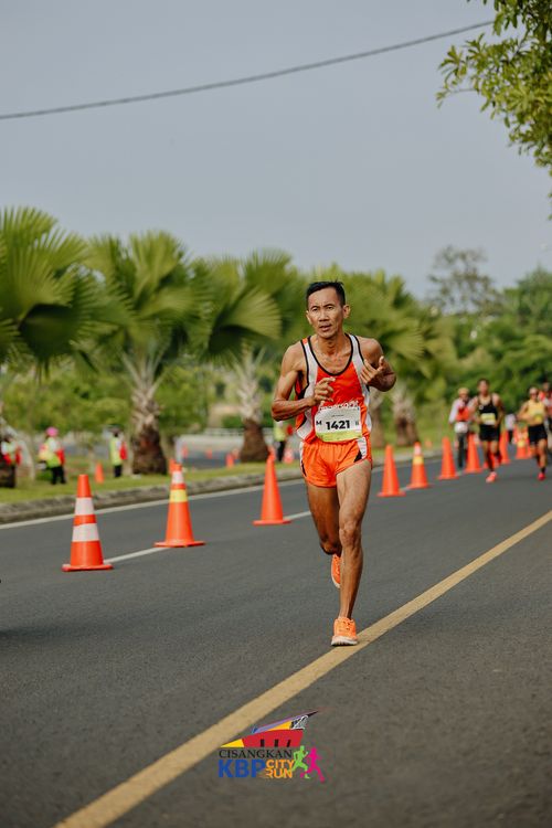 Race photo from CISANGKAN KBP CITY RUN 2025