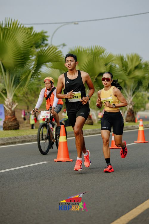 Race photo from CISANGKAN KBP CITY RUN 2025