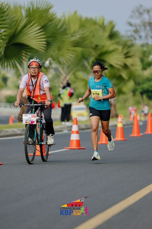 Race photo from CISANGKAN KBP CITY RUN 2025