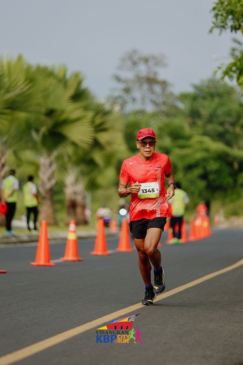 Race photo from CISANGKAN KBP CITY RUN 2025