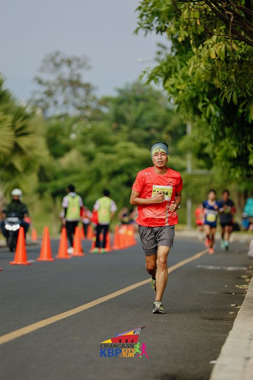 Race photo from CISANGKAN KBP CITY RUN 2025