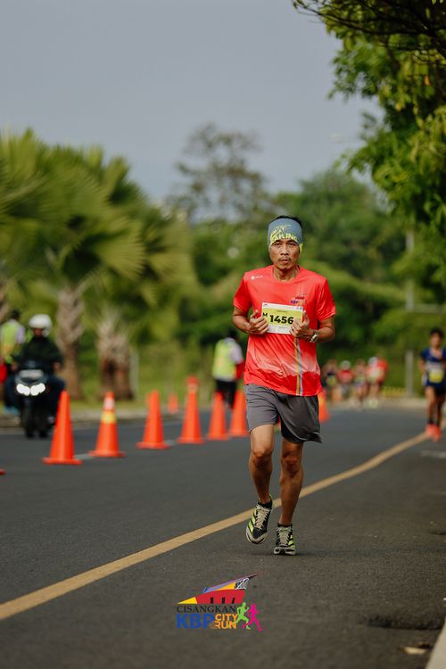 Race photo from CISANGKAN KBP CITY RUN 2025